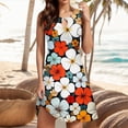 thumbnail image 2 of Hwmodou Women Dresses Summer Fashion Vintage Boho Flower Color Beach Daily Stylish Dress Comfy Ladies Sundress, 2 of 5