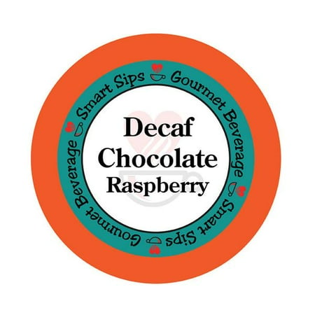 Banana Chocolate Coffee - Smart Sips Coffee Decaf Chocolate Raspberry Flavored Coffee Single Serve Cups, 24 Count, Compatible With All Keurig K-cup Machines, Decaffeinated Flavored Coffee