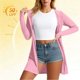thumbnail image 1 of Neewe Women's Plain Fashionable Casual Summer Tops with Pocket Sun Protection UPF50+ Long Sleeved Hooded Top, 1 of 8