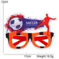 thumbnail image 2 of Gafas De Celebración Gafas de celebración de plástico, gafas de fútbol creativas para club (amarillo naranja) Likrtyny Para Estrenar, 2 of 8