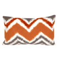 thumbnail image 2 of Liora Manne Zigzag Ikat Indoor/Outdoor Pillow, 2 of 3