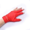 thumbnail image 3 of Spandex Snooker Billiard Cue Glove Pool Left Hand Open Three Finger Accessory, 3 of 4
