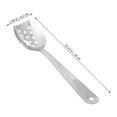 thumbnail image 2 of Stainless Steel Food Serving Colander Spoon Creative Hollow Spoon Soup Scoop Salad Spoon Rice Spoon Kitchen Utensil Tableware (Large Colander Spoon), 2 of 7
