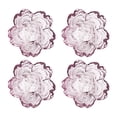 thumbnail image 1 of MasteelfCA 4 Pcs Flower Sauce Dishes Glass Appetizer Serving Plates Small Spice Plates, 1 of 7