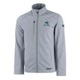 thumbnail image 2 of Men's Cutter & Buck  Gray Citadel Bulldogs Vault Evoke Eco Softshell Recycled Full-Zip Jacket, 2 of 3