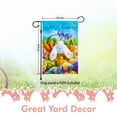 thumbnail image 3 of G128-12"x18" Easter Garden Flags for Outside Outdoor Banner Carrots Colorful Eggs Bunny in Basket, 3 of 6