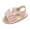 Pink, variant on Quaouag Baby Girls Sandals Summer Shoes Outdoor First Walker Toddler Girls Shoes for Summer Newborn Crib Shoes First Walkers
