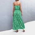 thumbnail image 4 of SMihono Robe d'Été pour Femmes Grande Taille Mode Femmes Été Robe Maxi à Épaules Dénudées Boho Décontractée Ample Longue Robe, 4 of 4