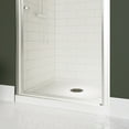 thumbnail image 4 of Craft + Main CVSW3572-CL-SV Cove 72" High X 34-1/2" Wide Hinged Frameless Shower Door -, 4 of 7