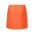 thumbnail image 6 of HZLPFO Women's Tennis Golf Skirts High Waisted with Pockets Inner Shorts for Athletic Skorts Sports Running Pickleball Women Skirt Orange,S, 6 of 6