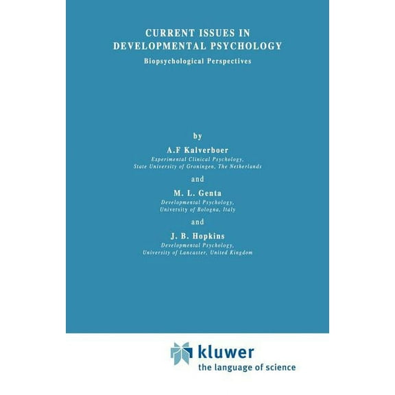 Current Issues in Developmental Psychology: Biopsychological Perspectives, (Paperback)