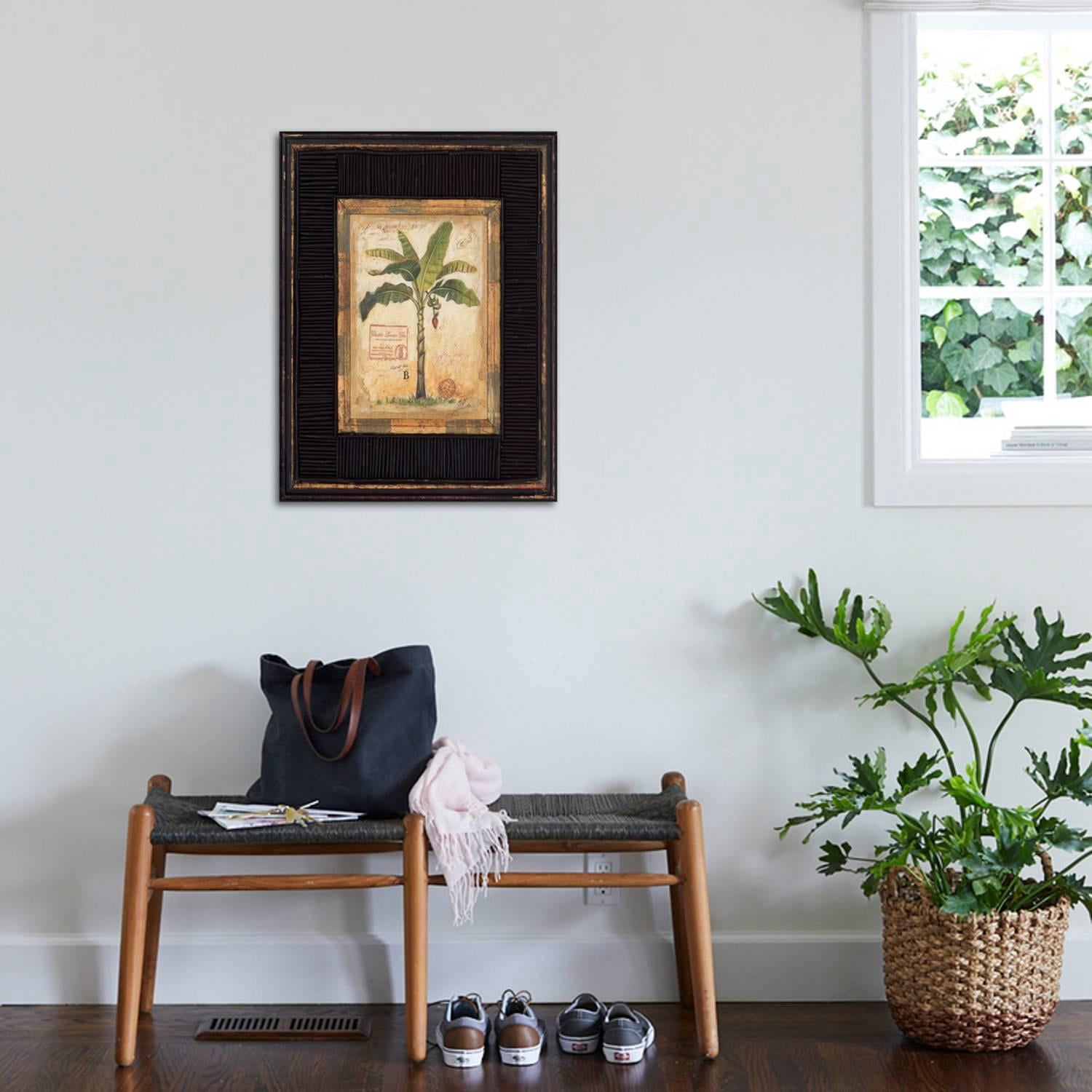 Art.com Banana Palm Art Print by Chad Barrett, White Frame  display picture 1