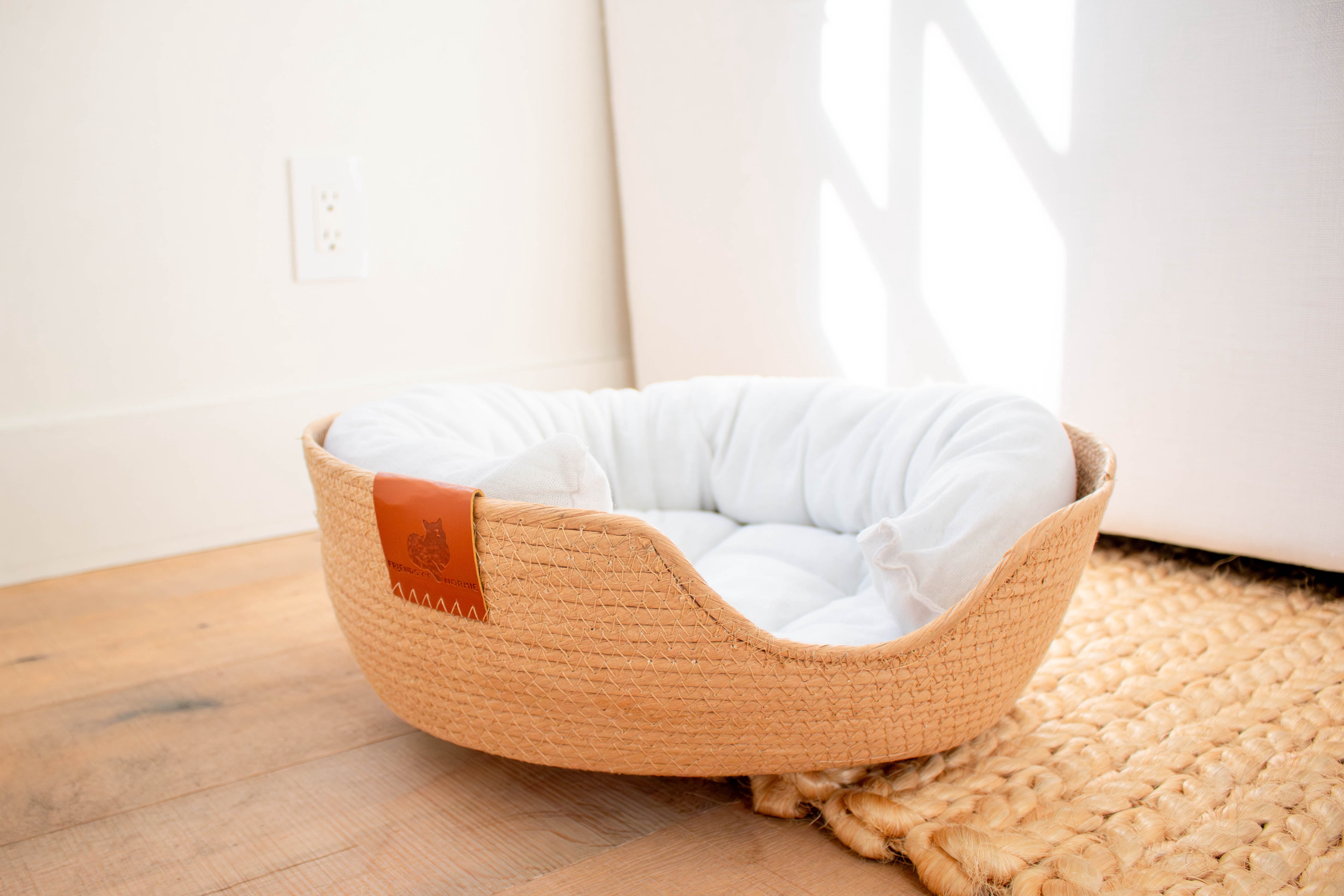 Friends of Normie Wicker Cat Bed (3 Pieces)