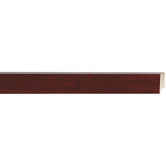 Picture Frame Moulding (Wood) 100Ft Bundle - Traditional Mahogany Finish - 1.1875" Width - 9/16"