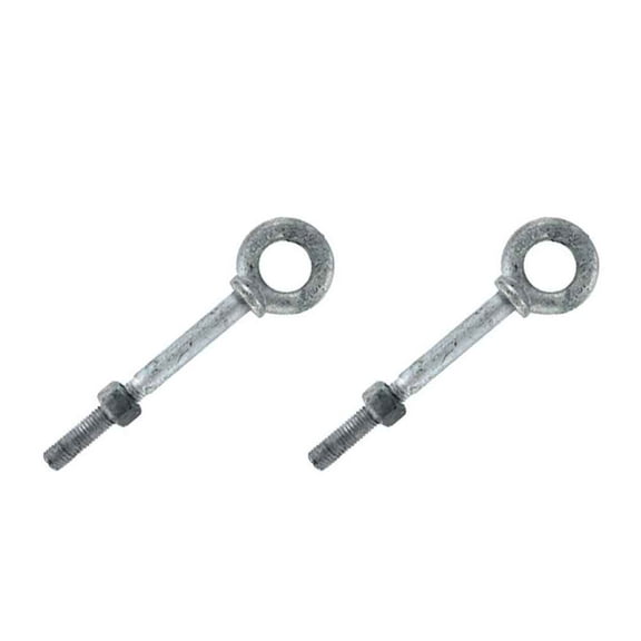 Shoulder Eye Bolts - Galvanized - 5/8" x 4" - 2 Pack
