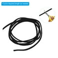 thumbnail image 3 of Uxcell 5.5 Yards x 3mm Faux Suede Leather Cord String for Bracelet Necklace Beading, Black, 3 of 6