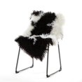 thumbnail image 1 of Black And White Mongolian Lamb Rug, 1 of 1
