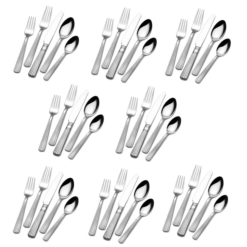 Wallace Parker 18/10 Stainless Steel 40pc. Flatware Set (Service for Eight)