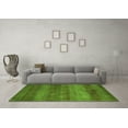 thumbnail image 3 of Ahgly Company Indoor Square Abstract Green Modern Area Rugs, 7' Square, 3 of 4