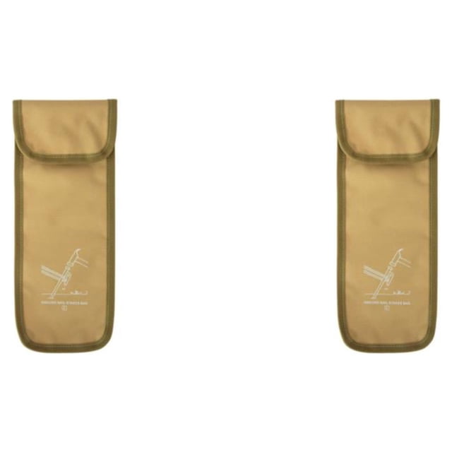Greeniant Bolsa de clavijas para tienda de campaña al aire libre, bolsa de almacenamiento de clavos de estaca, tela Oxford resistente para Type1 NO1