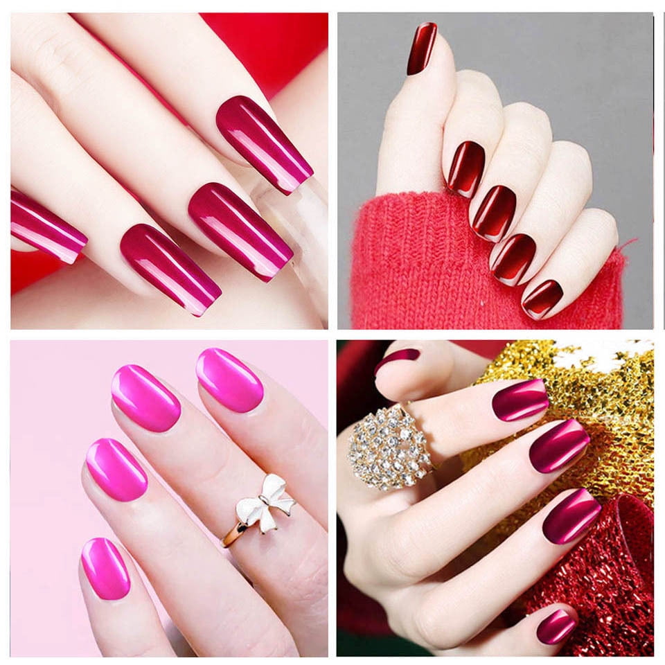 French Gel Nail Polish 8 ml Semi Permanent Gel 6 Colors Collection