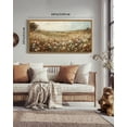 thumbnail image 5 of Drsoum 20x40in Natural Framed Rustic Floral Wall Art Landscape Wall Prints Farmhouse Hallways Dining Rooms Bedroom Living Rooms Decor, 5 of 7