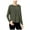 Green - dustyolive, variant on bar III Womens Curved Hem Knit Sweater, Grey, X-Small