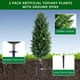 thumbnail image 2 of Qinaqin Set de 4 43-Inch Artificial Cypress Topiary Trees con Ground Spike Perfect para Indoor y Outdoor Use, 2 of 7