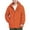 Orange Jacket for Men, variant on Men's Hooded Drawstring Jacket Multi-Color Warm Casual Outerwear for Daily & Outdoor Wear Orange S