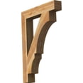 thumbnail image 3 of Ekena Millwork 4"W x 26"D x 34"H Balboa Block Rough Sawn Bracket, Western Red Cedar, 3 of 25