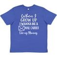 thumbnail image 3 of Inktastic Future Mail Carrier Like Mommy Youth T-Shirt, 3 of 5