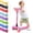 Watermelon, variant on Hurtle Mini Kickboard Scooter for Kids - Height Adjustable 25''-28'', Lightweight 3-Wheel with LED Light-up Wheels, Anti-Slip,Indoor/Outdoor Fun, Micro Scooters for Ages 2-5 (Watermelon)
