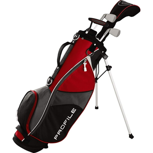 Wilson Profile JGI Junior Small Complete Golf Set with Bag (Red, Right