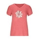 thumbnail image 4 of Blusa informal con estampado de manga corta y cuello en V de verano para mujer con estilo OAVQHLG3B Store  lin121212, 4 of 4
