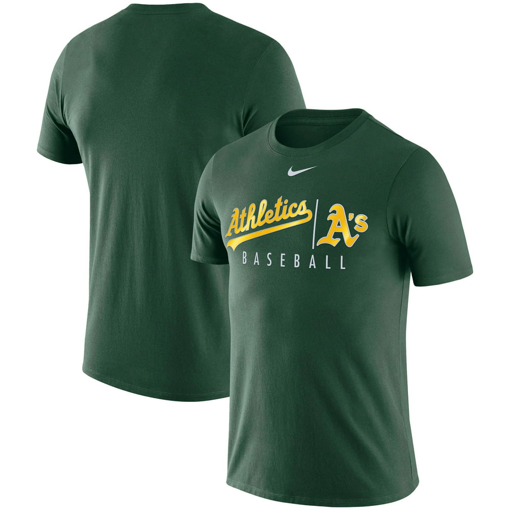 Oakland Athletics Nike 2019 MLB Practice Performance T-Shirt - Green ...