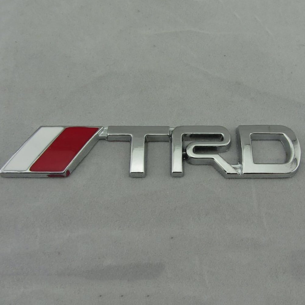3D TRD Metal Modification Labeling Sports Logo Car Decorative