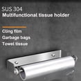 thumbnail image 4 of Under Cabinet Paper Towel Holder, Space-Saving Aluminum Alloy with Rust-Resistant Finish for Easy Installation in Kitchen & Bathroom, Fashionable & Simple Design, 4 of 5