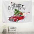 thumbnail image 3 of FREEAMG Tapestry Christmas Red Retro Truck Dachshund Dog Tapestry Wall Hanging Decorative Wall Tapestries Wall Art Wall&nbsp;Blanket&nbsp;Bedding Tapestry for Bedroom Living Room Dorm 60"x51", 3 of 7