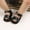 Black, variant on Herrnalise Toddler Baby Girls And Boys Cute Sandals Printed Soft Sole Cutout Sandals,Clearance