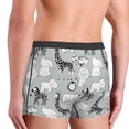 thumbnail image 5 of Disketp African Animals Men'S Boxer Briefs,Soft And Breathable Cotton Underwear With Comfortflex Waistband, 5 of 9