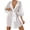 White, variant on Women's Satin Silk Lace Bridal Robes for Bride Bridesmaid Silky Bathrobe Getting Ready Sleepwear