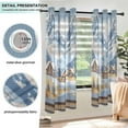 thumbnail image 3 of Yayeee Window Curtains Light Filtering 63"x42" Grommet Panel Pair Home Living Room Decor, Winter Mountain, 3 of 7
