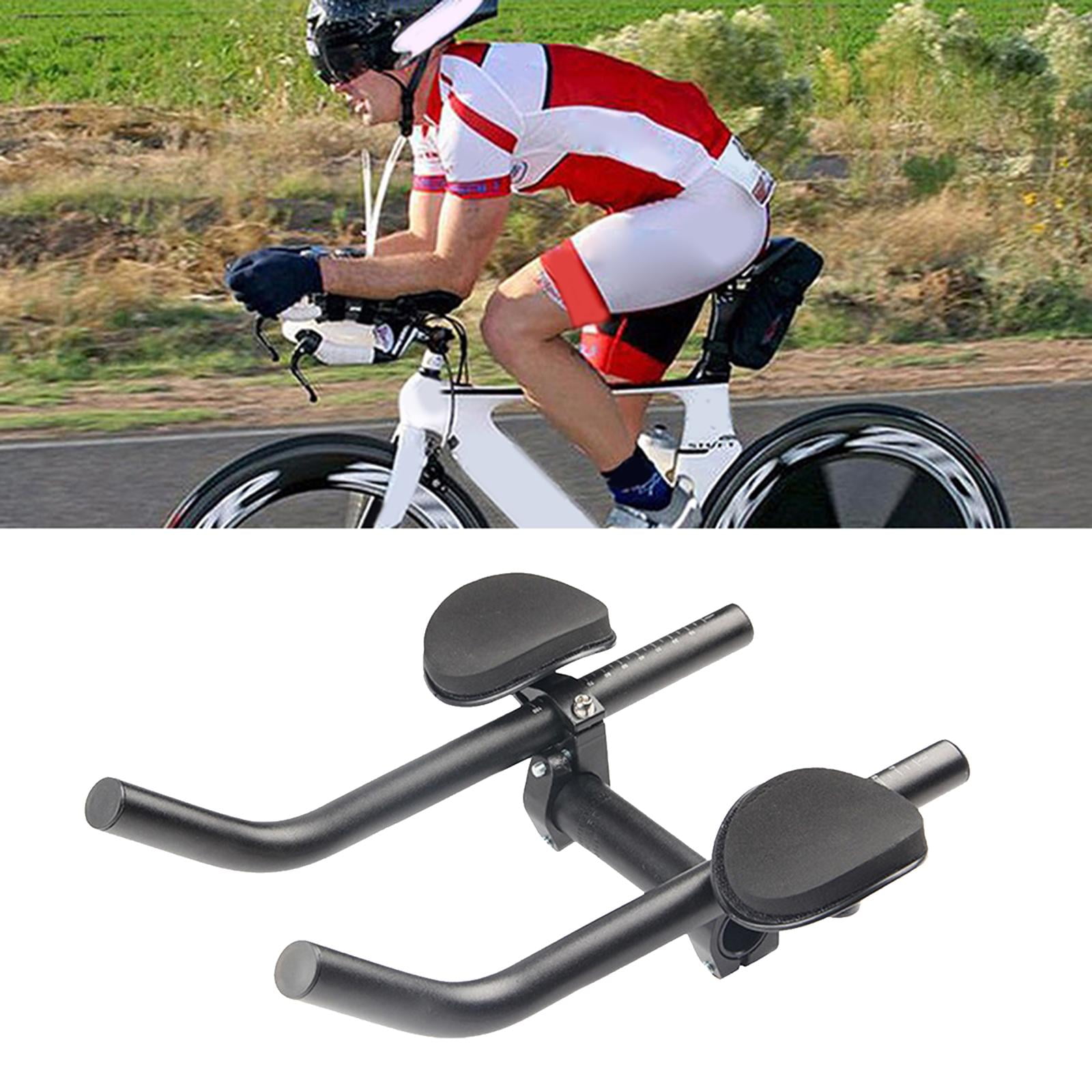Bike Arm Rest Bar Road Triathlon Cycling Racing Armrest Handlebar Bar 22.2 31.8mm Clamps Relaxation Walmart