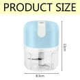 thumbnail image 5 of Mini Electric Garlic Chopper, 250ml USB Rechargeable Portable Electric Food Chopper, Cordless Small Food Processor, 5 of 6