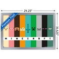 thumbnail image 3 of Minecraft - Pixel Bars Wall Poster, 14.725" x 22.375" Framed, 3 of 6