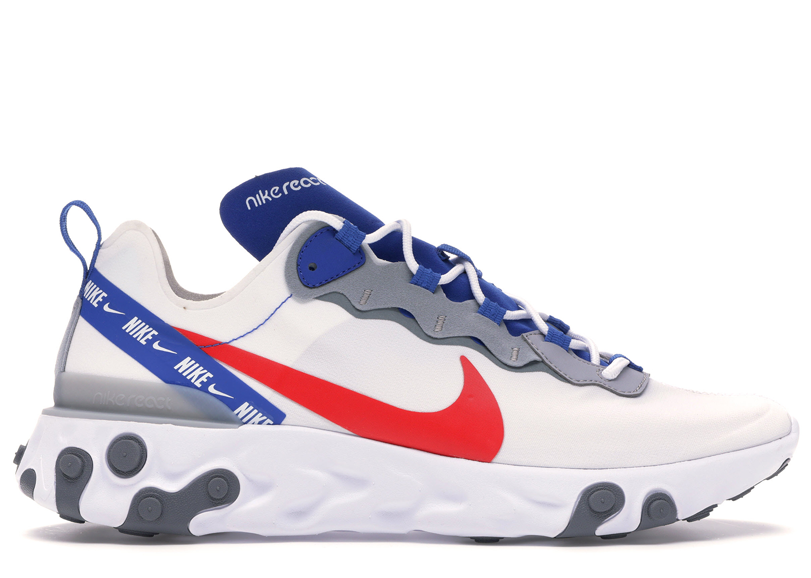 nike react element 55 white junior
