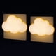 thumbnail image 1 of Luz de noche de nube con enchufe eléctrico [juego de 2] Luz de noche infantil nómada con sensor crepuscular, aplique LED pequeño para habitación de bebé, lámpara de pared para pasillo,, 1 of 5