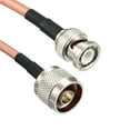 thumbnail image 3 of Conexión de cable coaxial RF de baja pérdida RG-142 N macho a BNC macho 90cm 2 piezas, 3 of 4