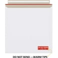 thumbnail image 4 of 25 Pack 12.5x12.5 inch Square Rigid Mailer, Self Seal White Cardboard Envelopes for Shipping Photo, Documents, Letters, 4 of 5