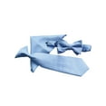 thumbnail image 3 of Ashbury CoCo Boy's Slim Fit 7-pieces Suit, Jacket Vest Pants Shirt Tie Bowtie Hanky, Sky Blue, Size 18, 3 of 5